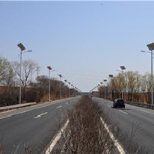 秦皇島市高速路太陽能路燈案例